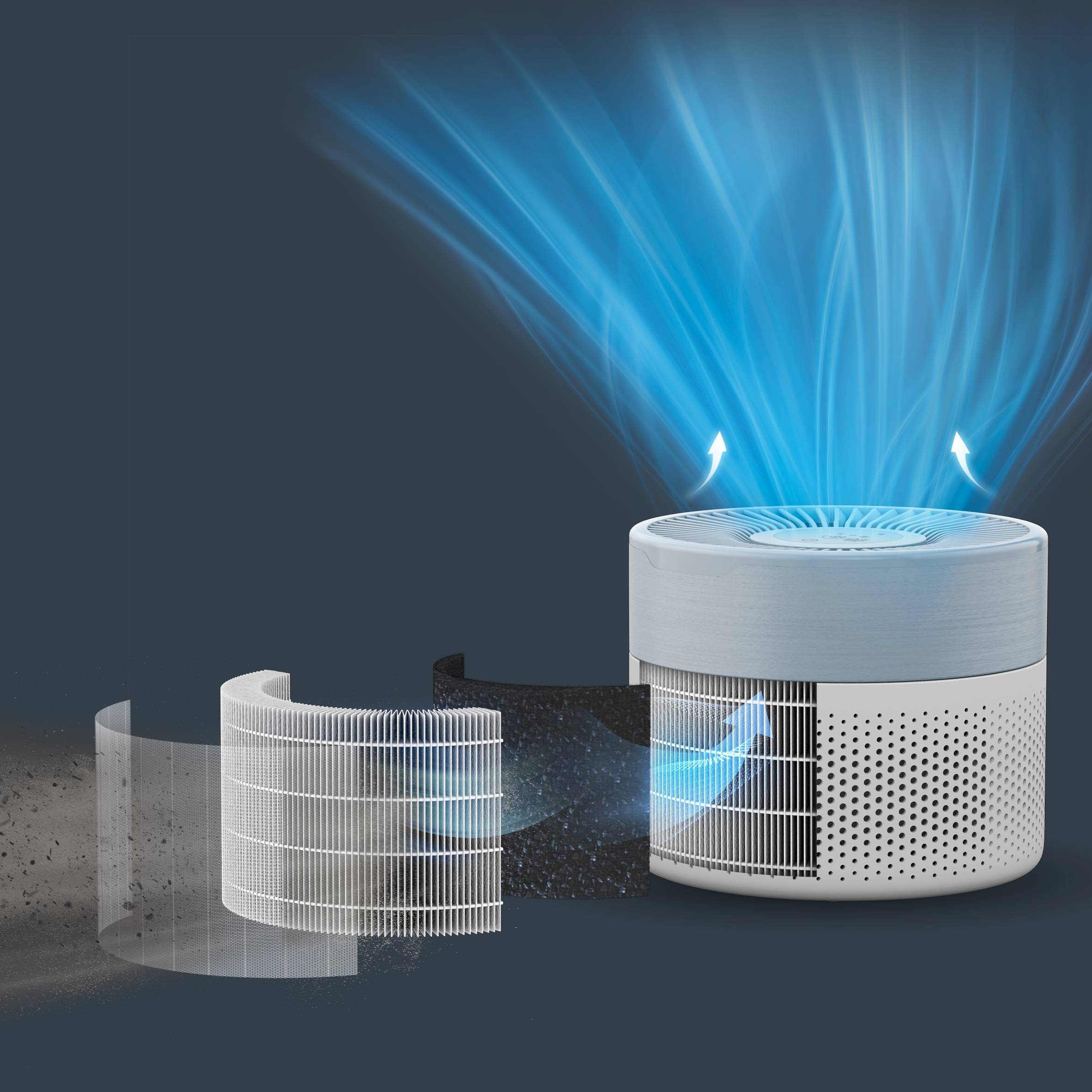 3IN1 FILTER : PREFILTER, ACTIVE CARBON AND HEPA ALLERGY+ XD6260F0