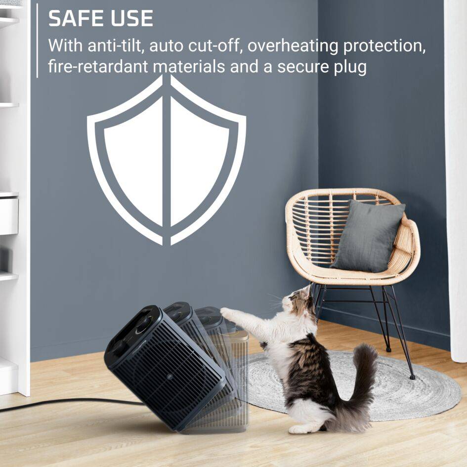 Termoventilatore Intense Comfort, silenzioso, 2000 W