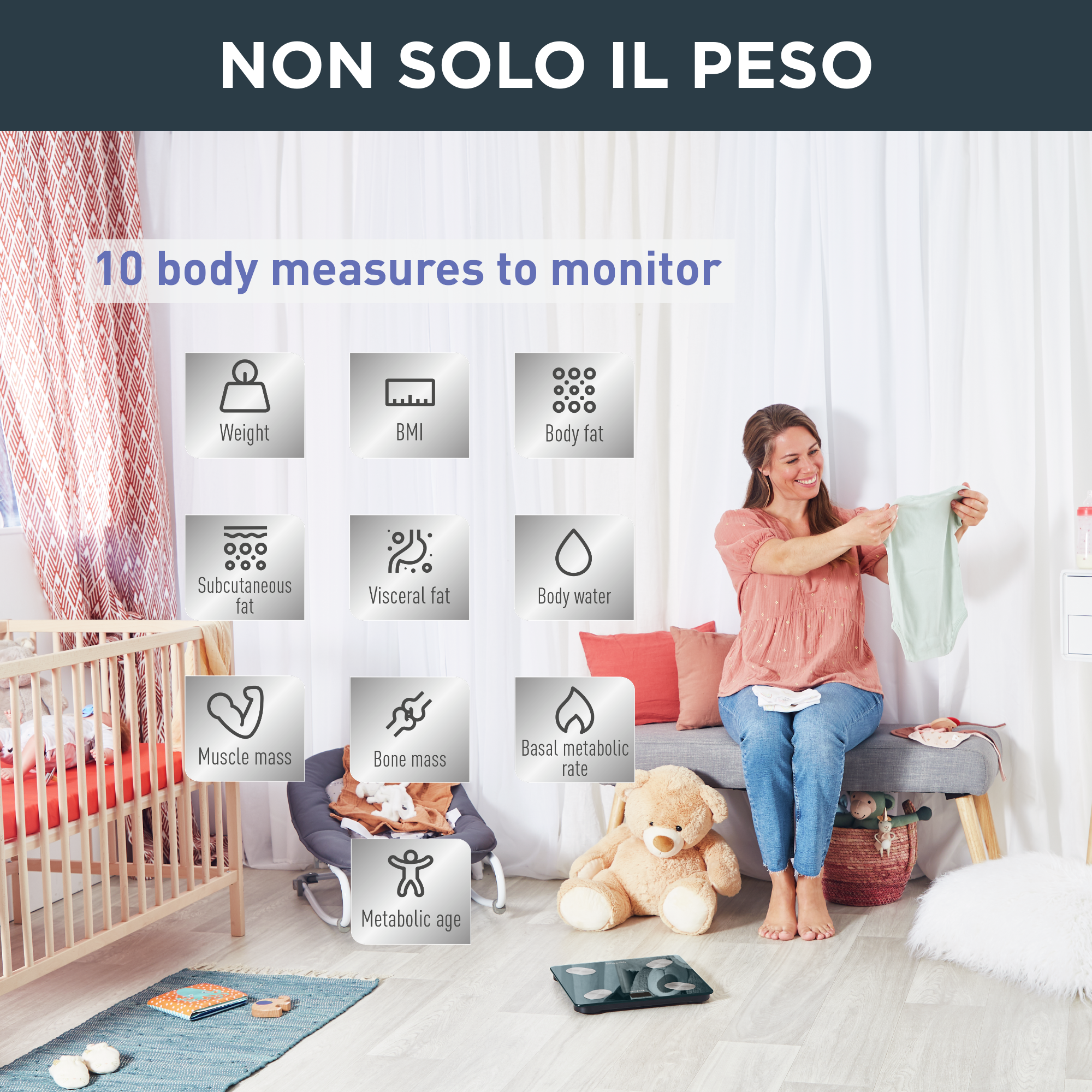 Bilancia pesapersona Intelligente Goodvibes Life+