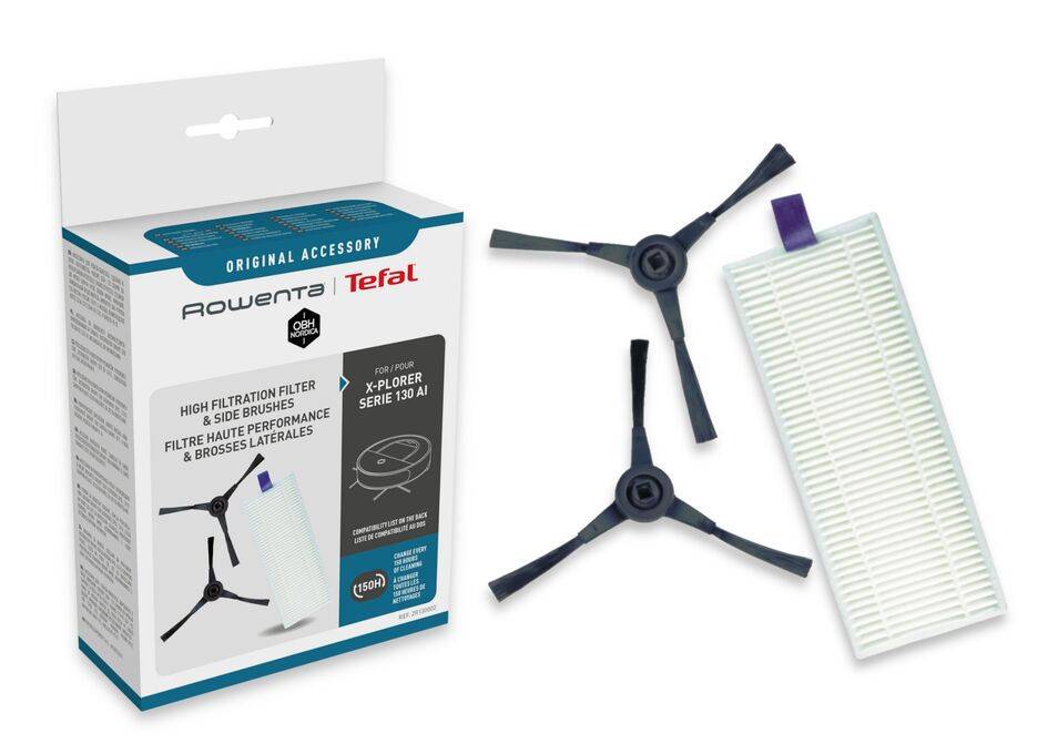 Filtro ad alte prestazioni e spazzole laterali ZR130002