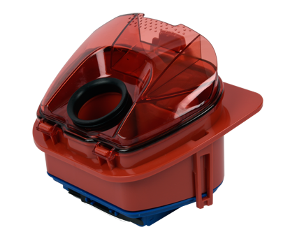 Contenitore raccoglipolvere rosso RS-RT900101