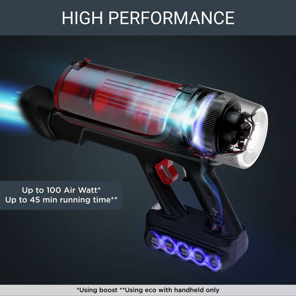 X-Force Flex 9.60, Aspirapolvere Senza Filo, Modello Animal Care, 100 AW, Autonomia 45 Min