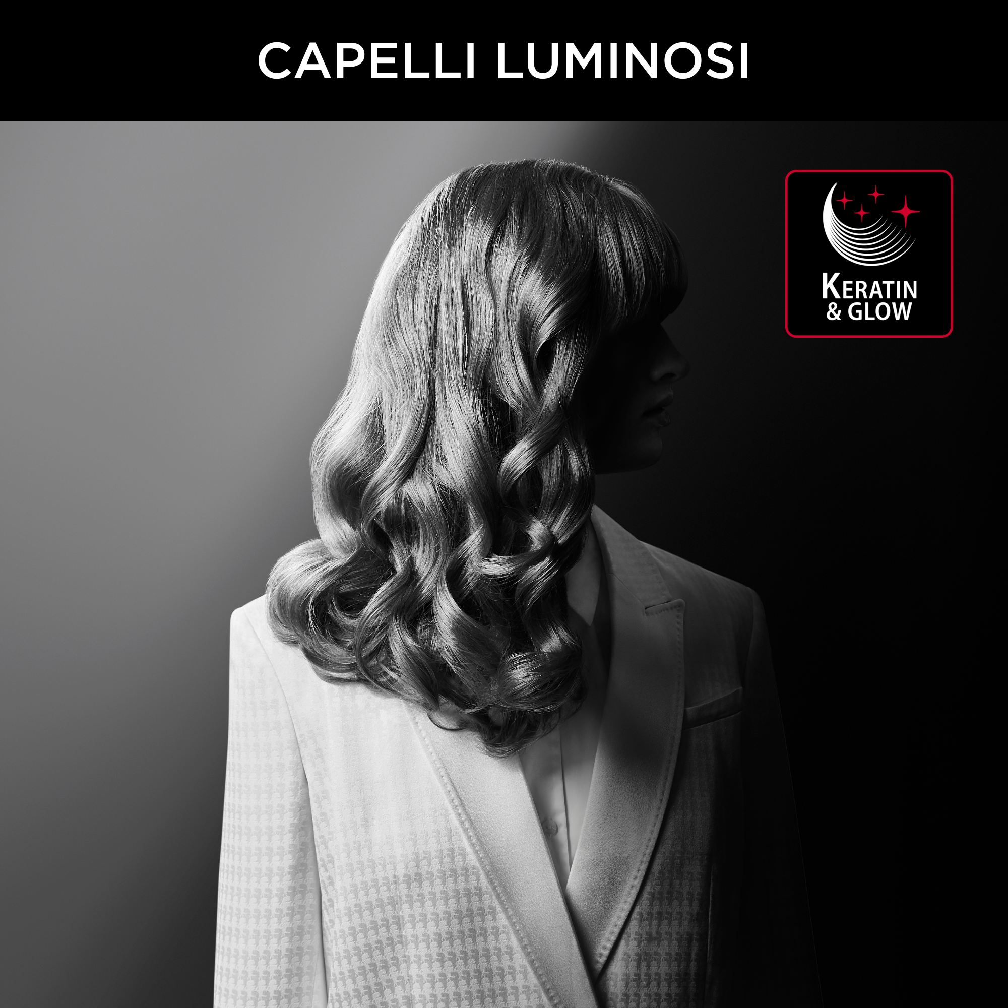 Karl Lagerfeld, Arricciacapelli, 25 mm, Rivestimento Keratin & Glow