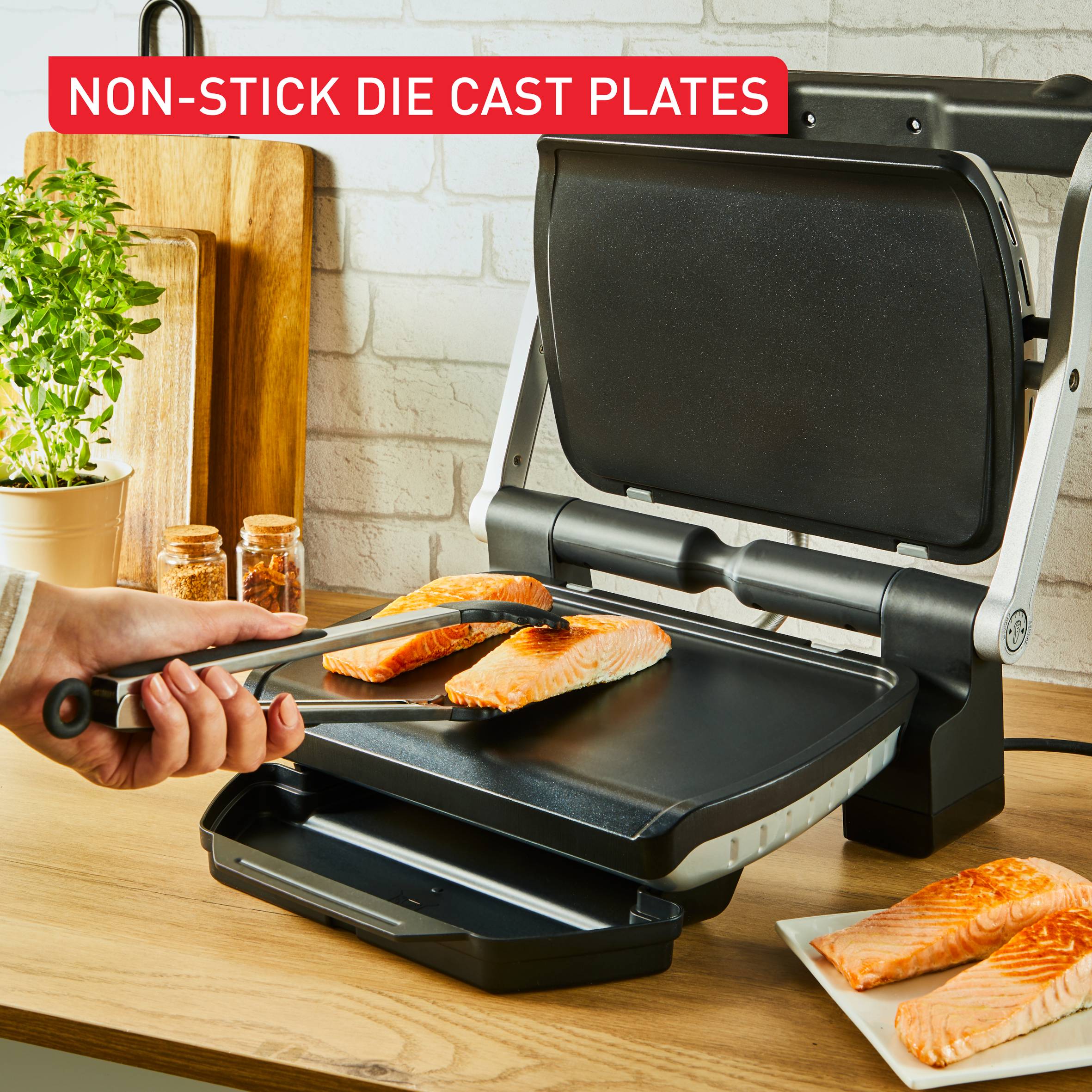 Piastre Plancha antiaderenti per OptiGrill 