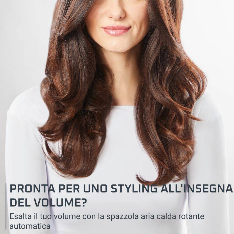Brush Activ, Spazzola ad Aria calda Rotante, Spazzola Asciugacapelli da 1000 W, Design Ergonomico