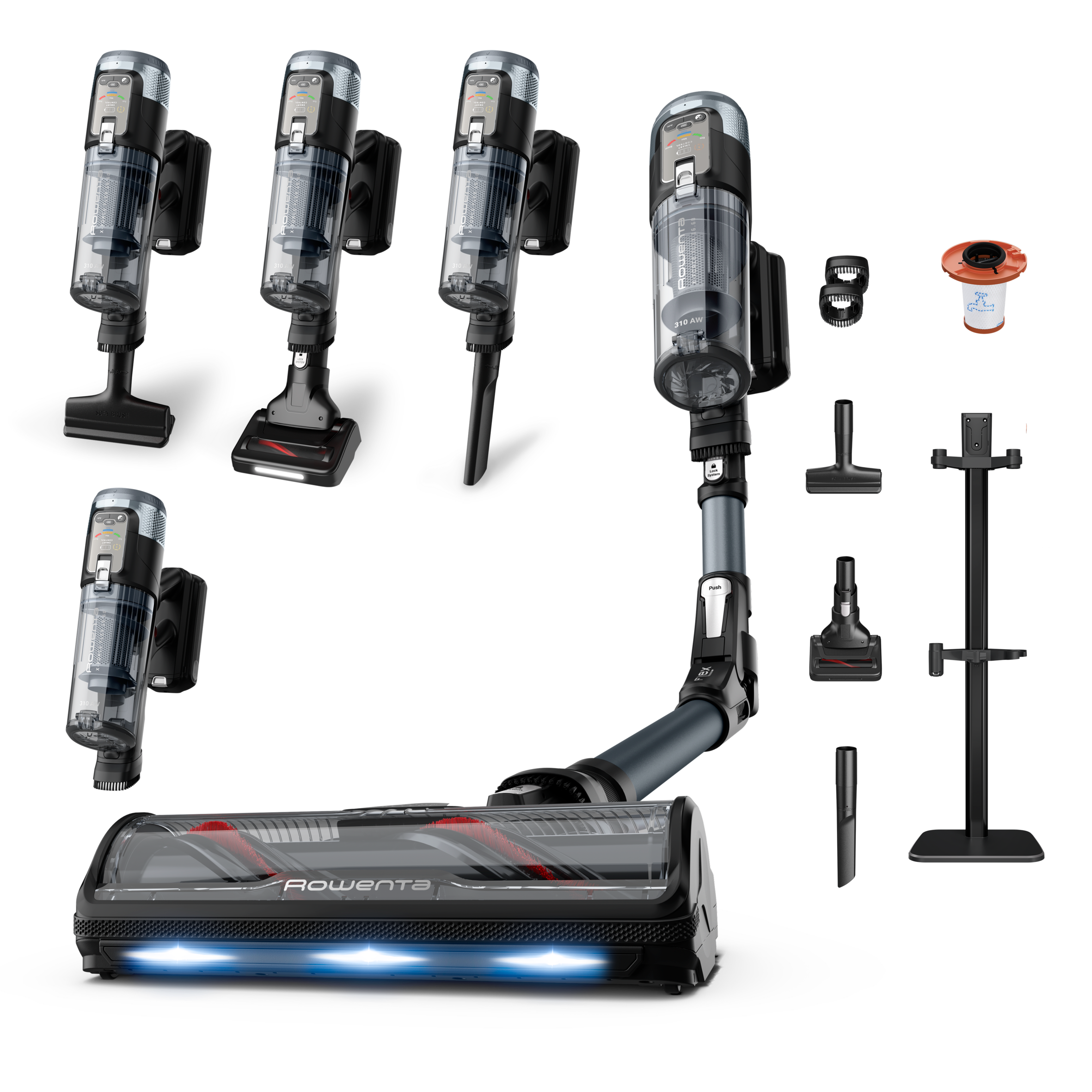 X-FORCE FLEX 16.60, Aspirapolvere Senza Filo, Aspirazione Elevata, 315 AW