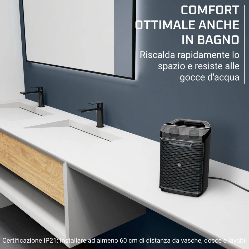 Intense Comfort + Aqua, Termoventilatore da Bagno, 2000&nbsp;W