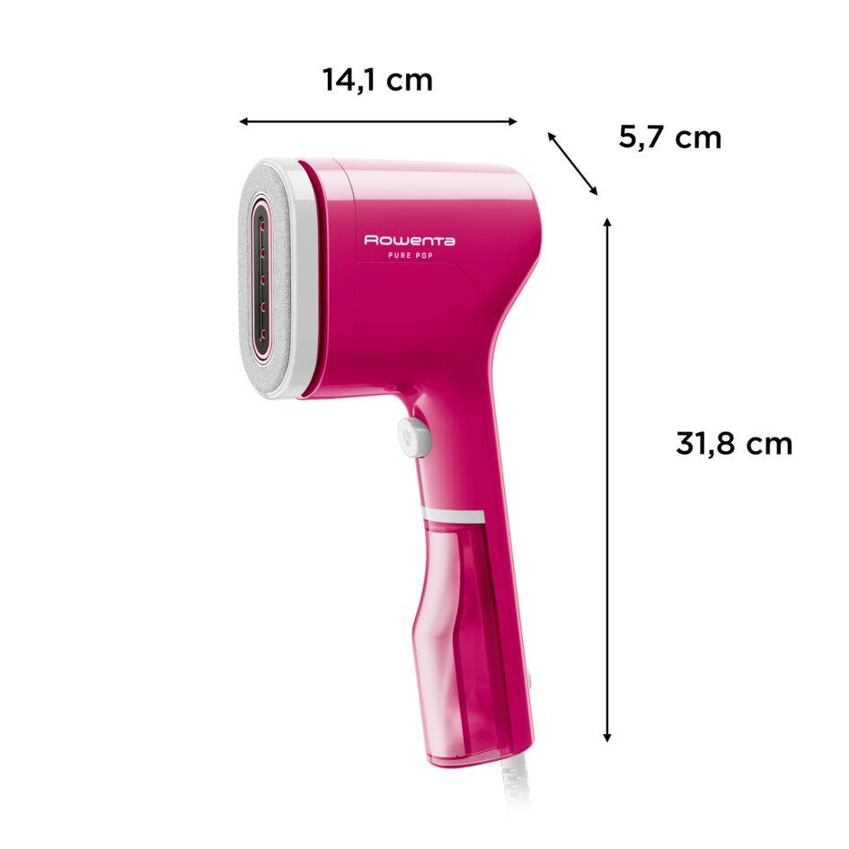 Pure Pop, Stiratore Verticale Portatile, Pad Reversibile, Pink