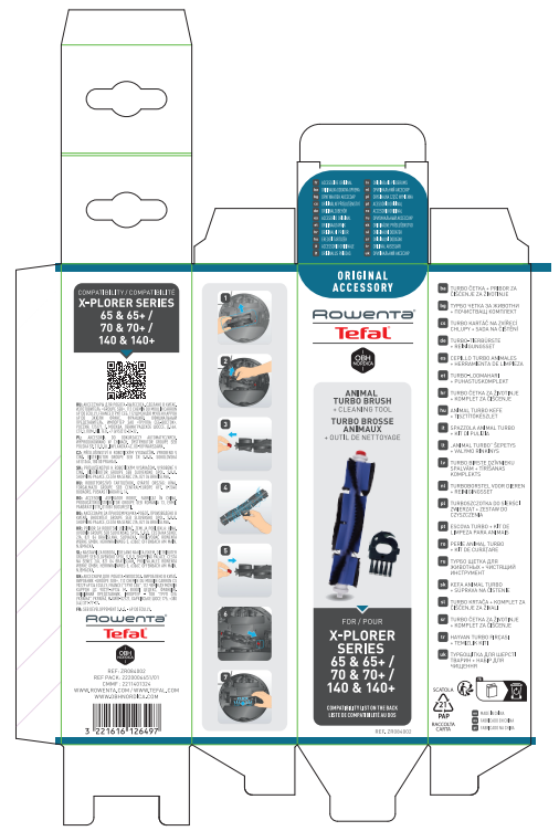 Spazzola elettrica per animali da compagnia ZR084002