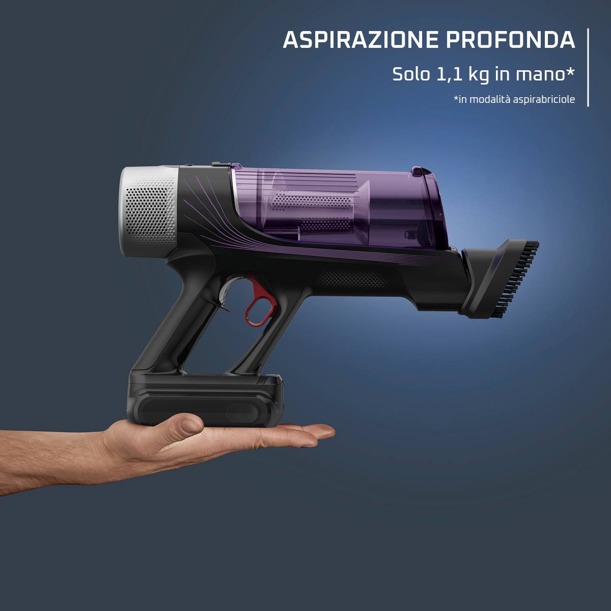 X-Force Flex 9.60, Aspirapolvere Senza Filo, Modello Allergy, 100 AW, Autonomia 45 Min