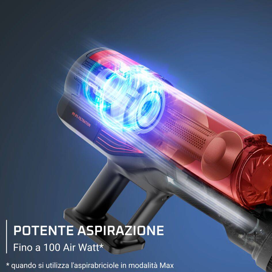 X-FORCE 8.80, Scopa elettrica senza filo, Pulizia Potente, 100AW*
