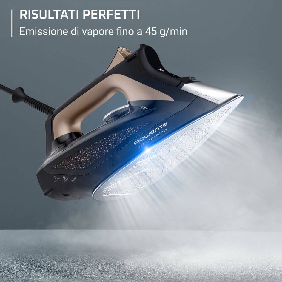 Intelligence Force, Ferro a Vapore, 190 g/min, Eco-designed, Microsteam 400, Black & Brown