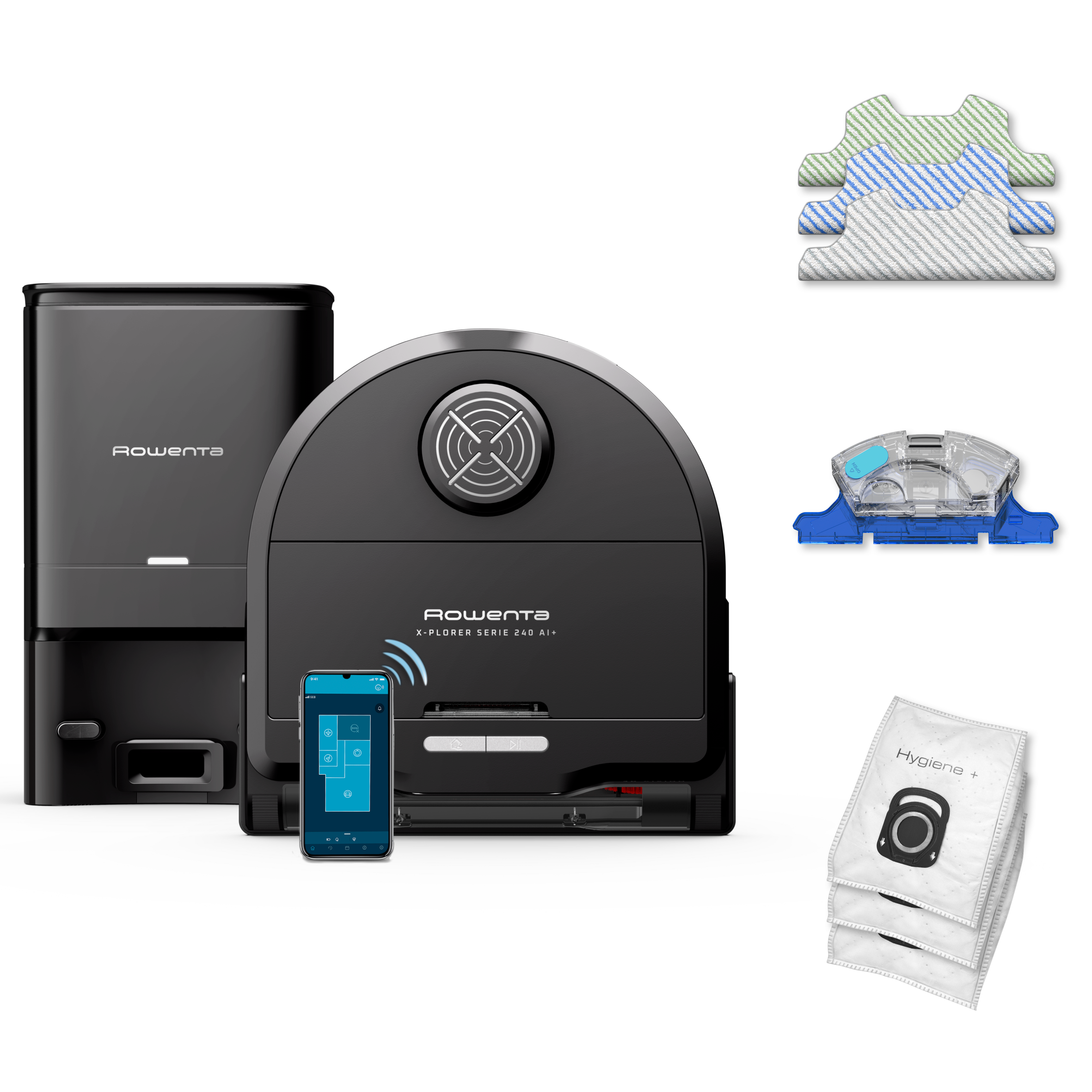 Robot Aspirapolvere X-PLORER Serie 240 AI+, Animal & Allergy