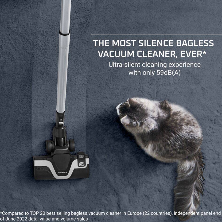 Silence Force Cyclonic Effitech Aspirapolvere a traino, Modello Parquet