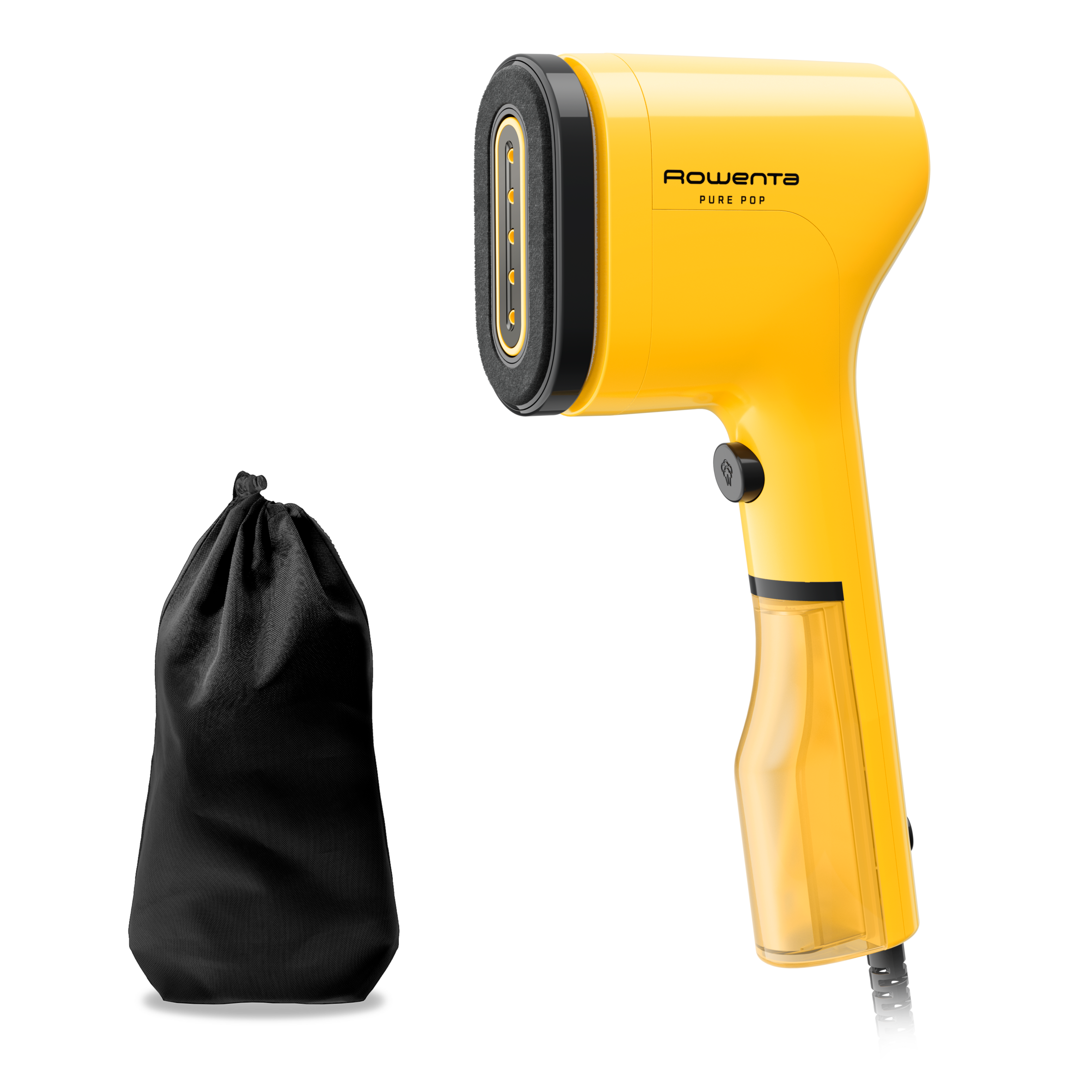 Pure Pop, Stiratore Verticale Portatile, Pad Reversibile, Yellow