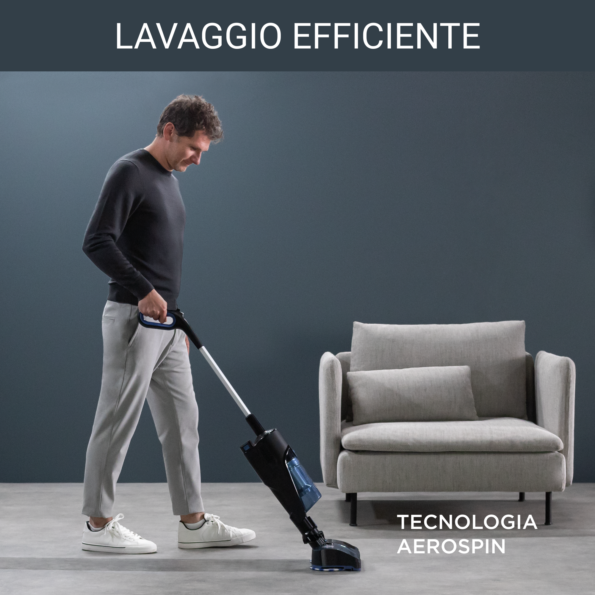 X-Combo: Aspirapolvere Senza Filo, Lavapavimenti