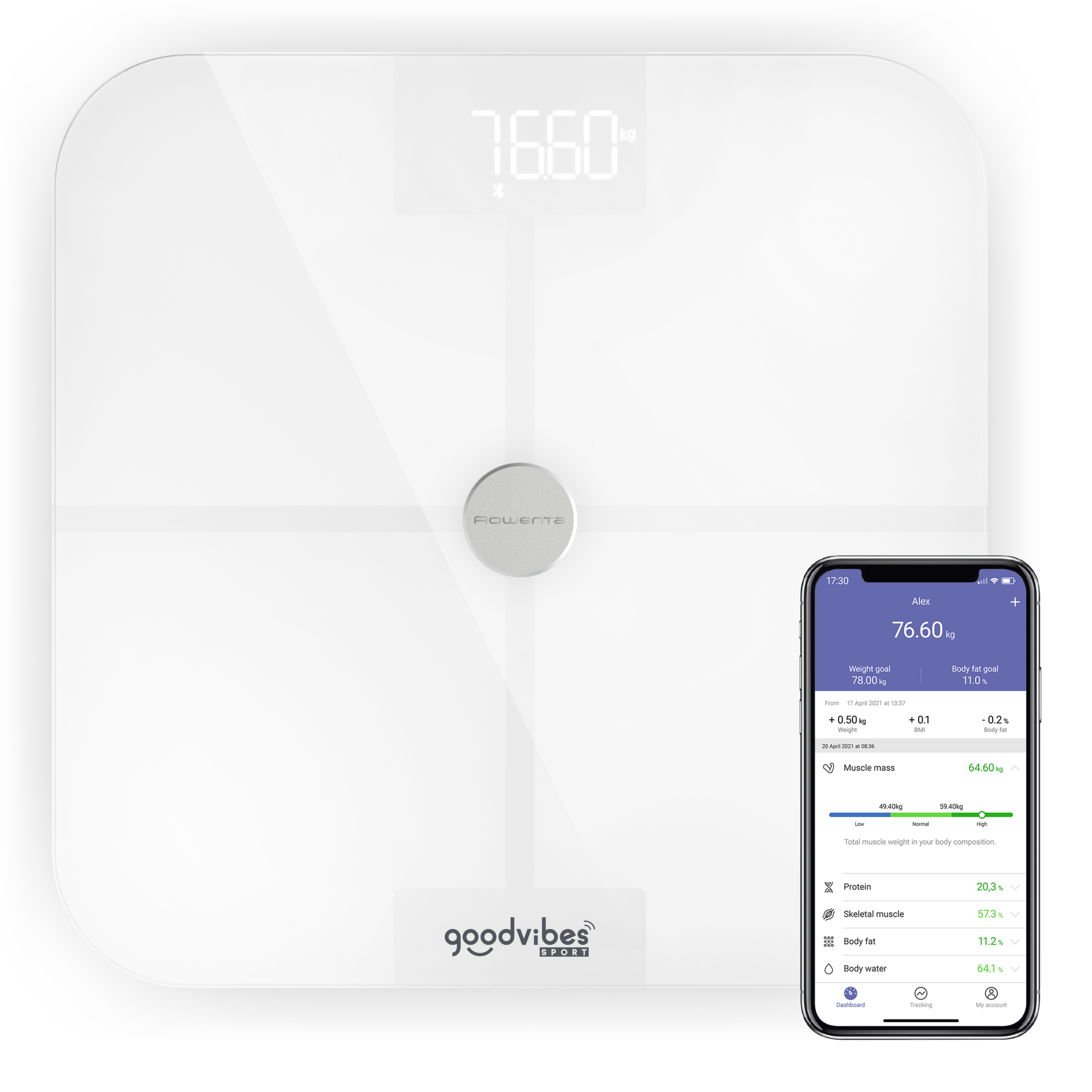 Bilancia Pesapersona Intelligente Goodvibes Sport