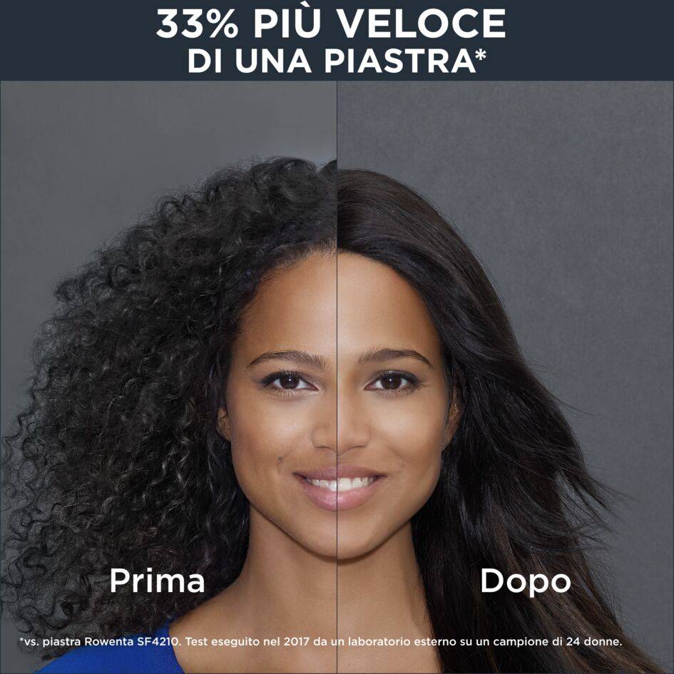 Power Straight, Spazzola Lisciante ad Aria calda, onde