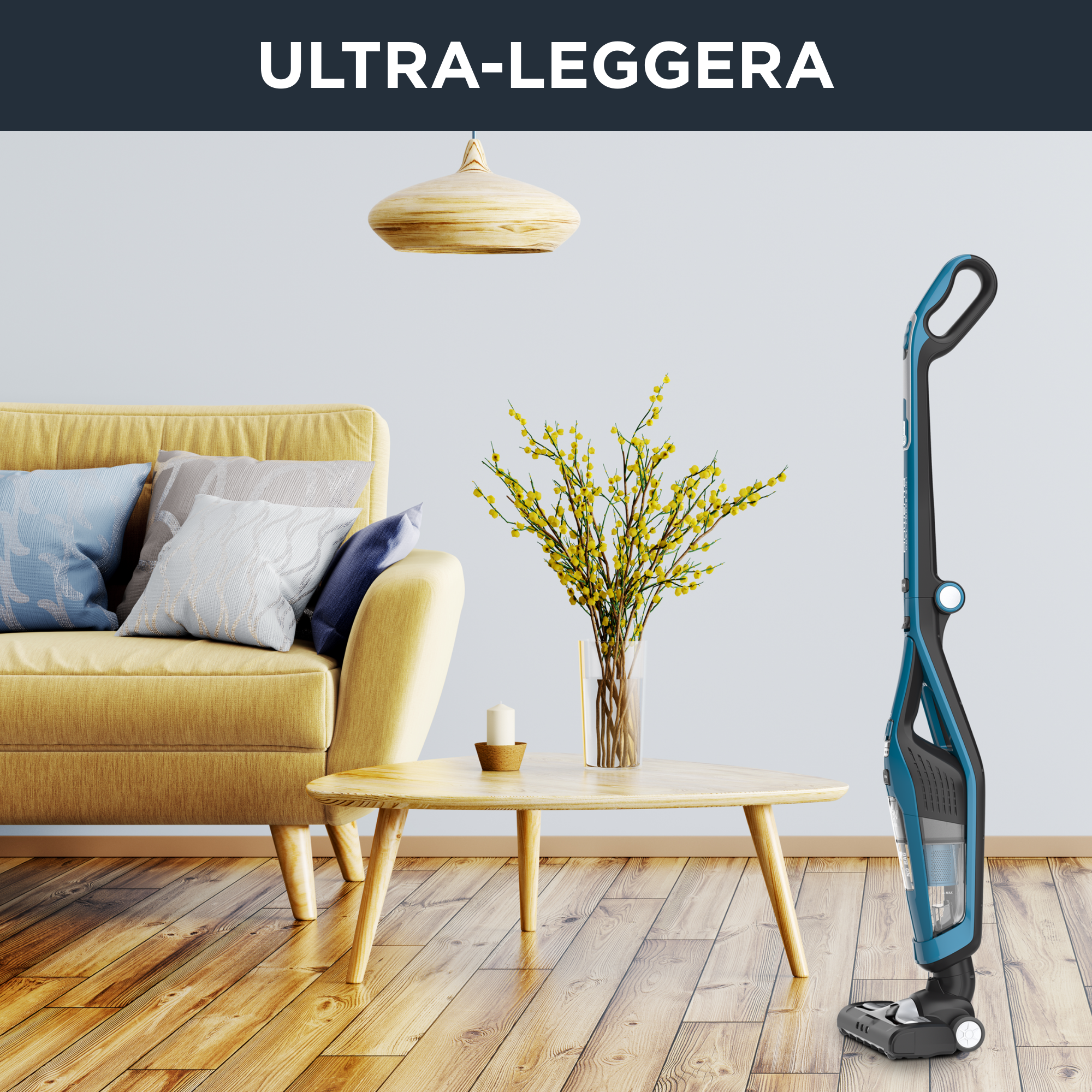 Scopa Elettrica Con Filo, Dual Force 2in1, 21.6V