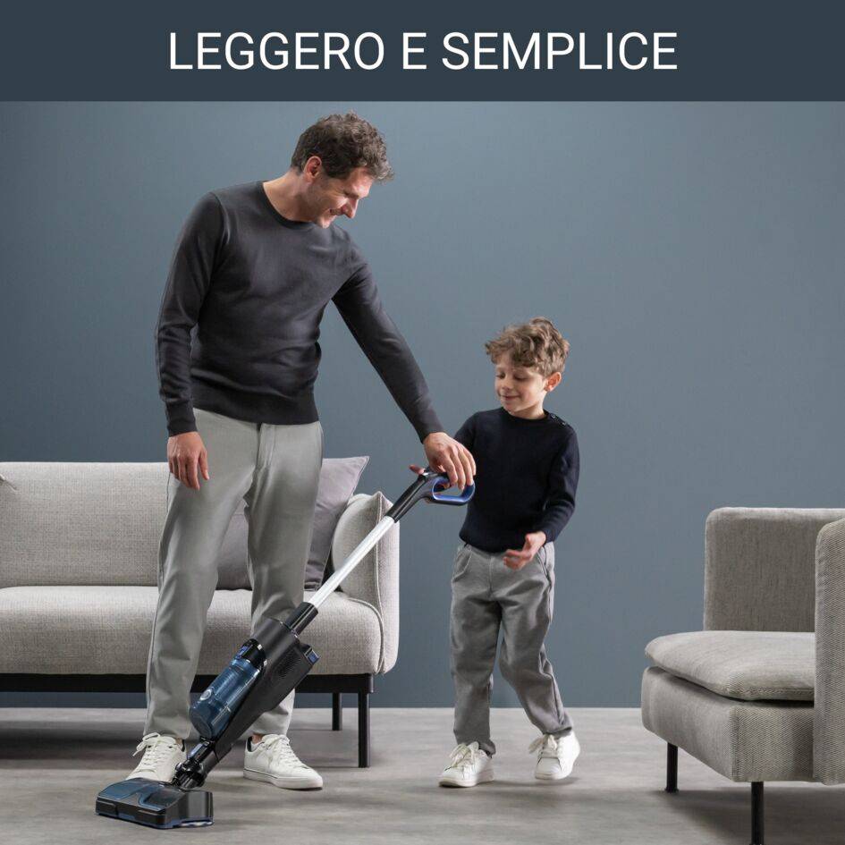 X-Combo, Aspirapolvere Senza Filo, Lavapavimenti