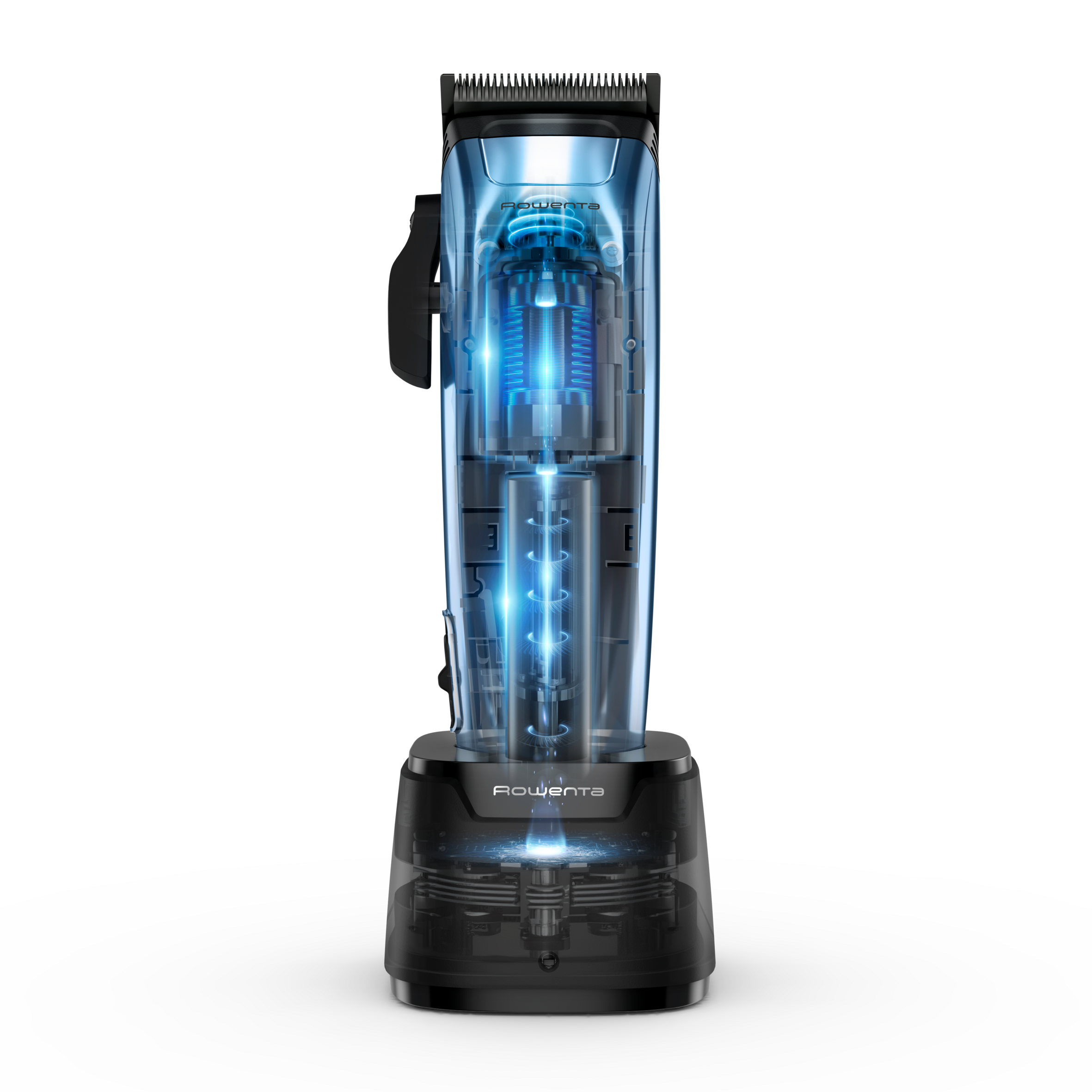 Barber Experience, Tagliacapelli, Lama XL, Rivestimento in Carbonio Effetto Diamante, Motore Professionale