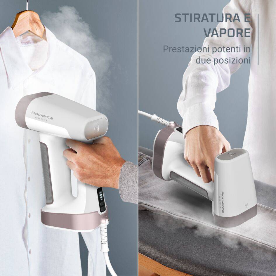 Pure Force, Stiratore Verticale, Tecnologia 2-in-1, 90 g/min