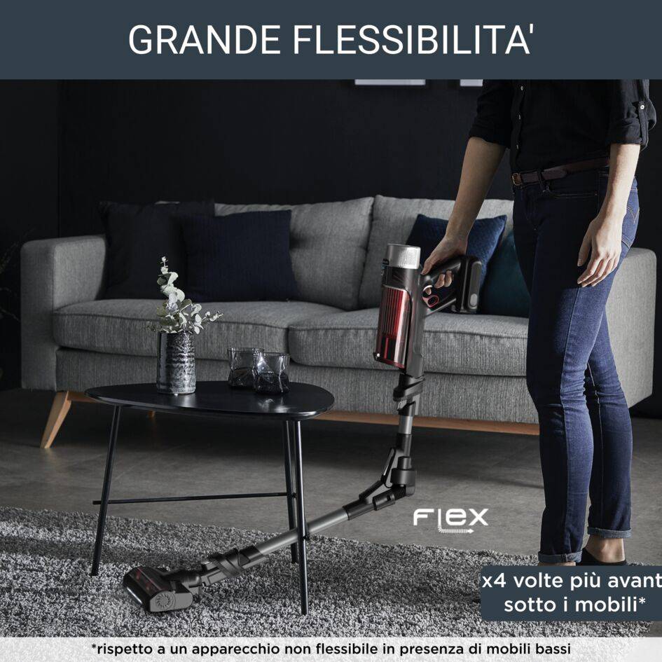 X-Force Flex 9.60, Aspirapolvere Senza Filo, Modello Animal Care, 100 AW, Autonomia 45 Min