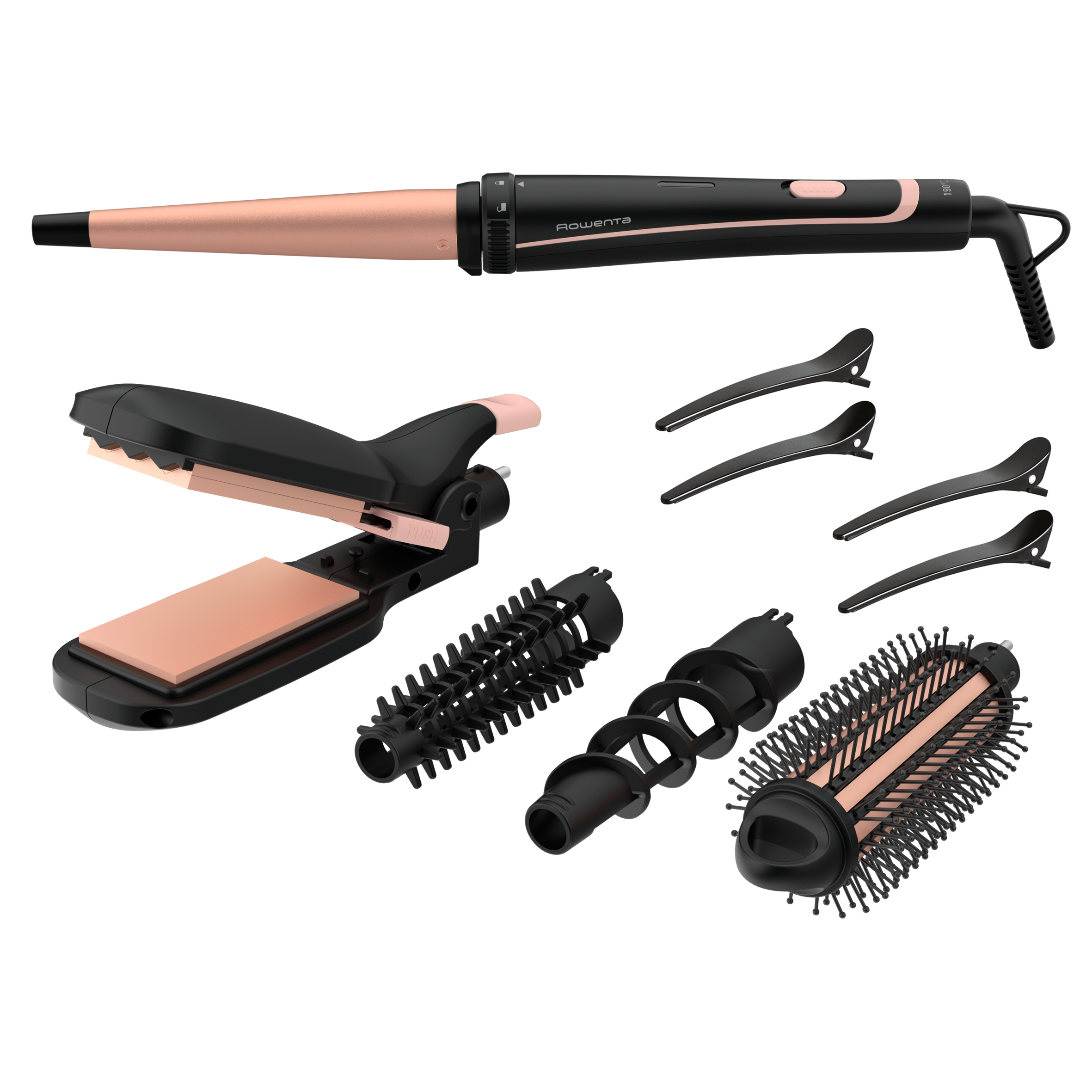 Infinite Looks, Multistyler 14in1, Piastra, Arricciacapelli, Spazzole