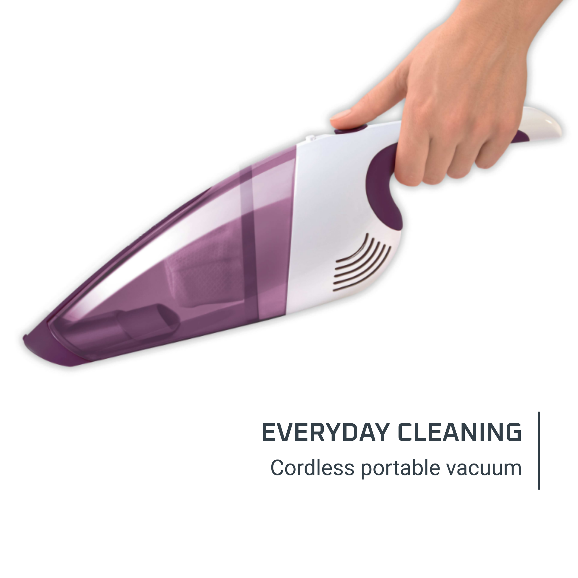 Extenso Handheld Vacuum Cleaner, 3.6V Battery, 10-Minute Running Time, 375 ml Dust Container