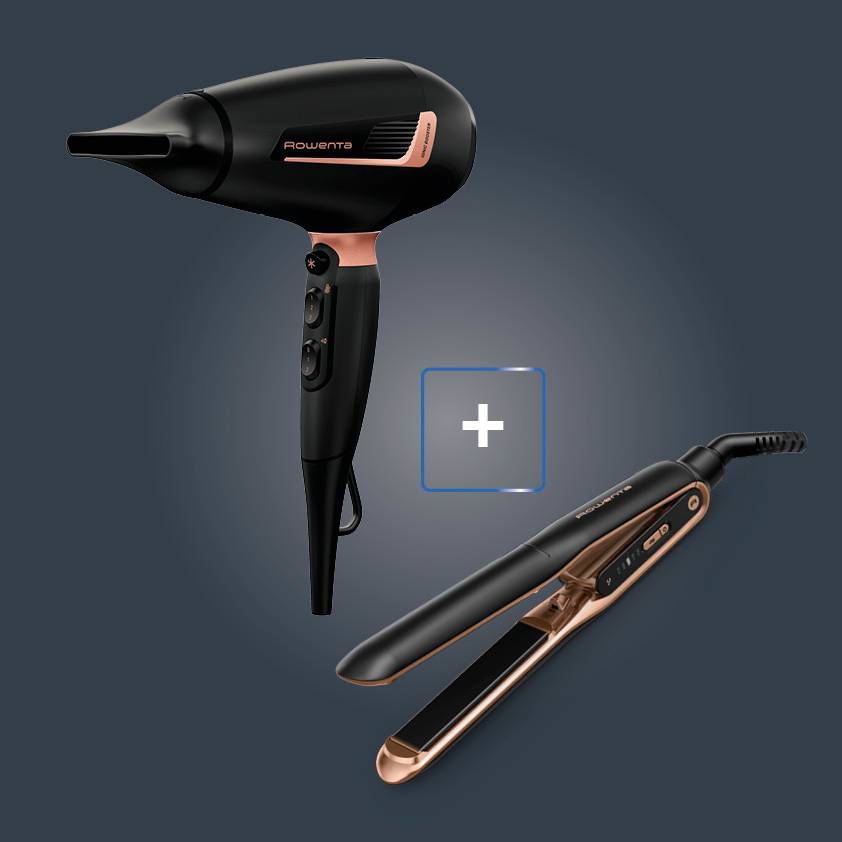 Pack Esclusivo Online - Pro Expert, Asciugacapelli + Ultimate Experience Thermocare, Piastra per Capelli