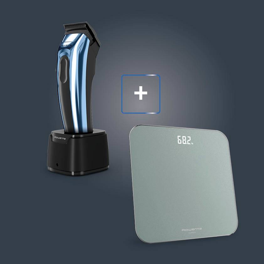 Pack Esclusivo Online - Barber Experience, Tagliacapelli, Lama XL + Classic, Bilancia da Bagno